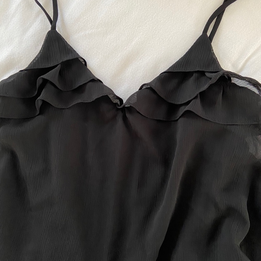BLACK DRESSY ROMPER - Picture 3 of 3
